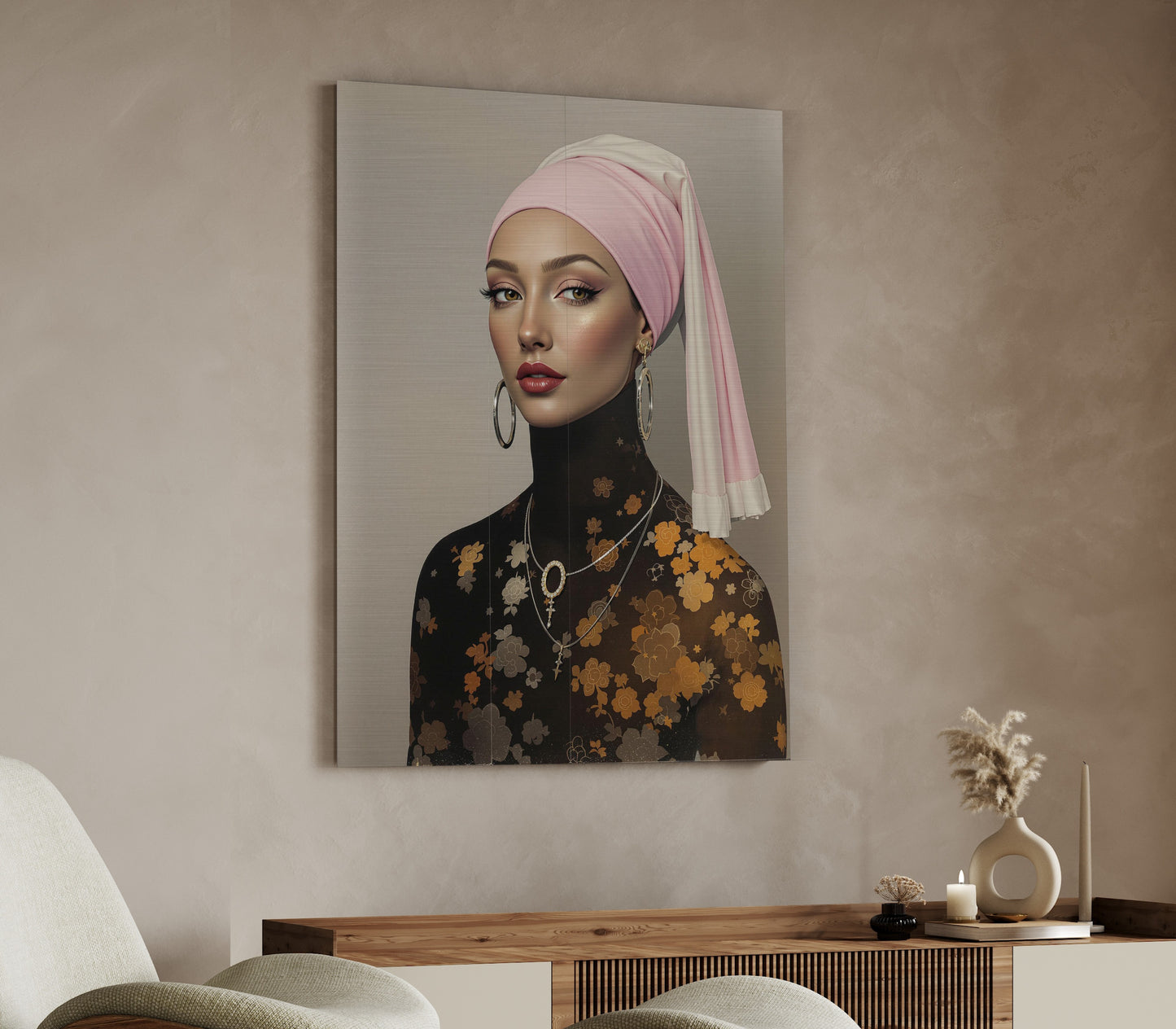 Girl with Silver Earrings