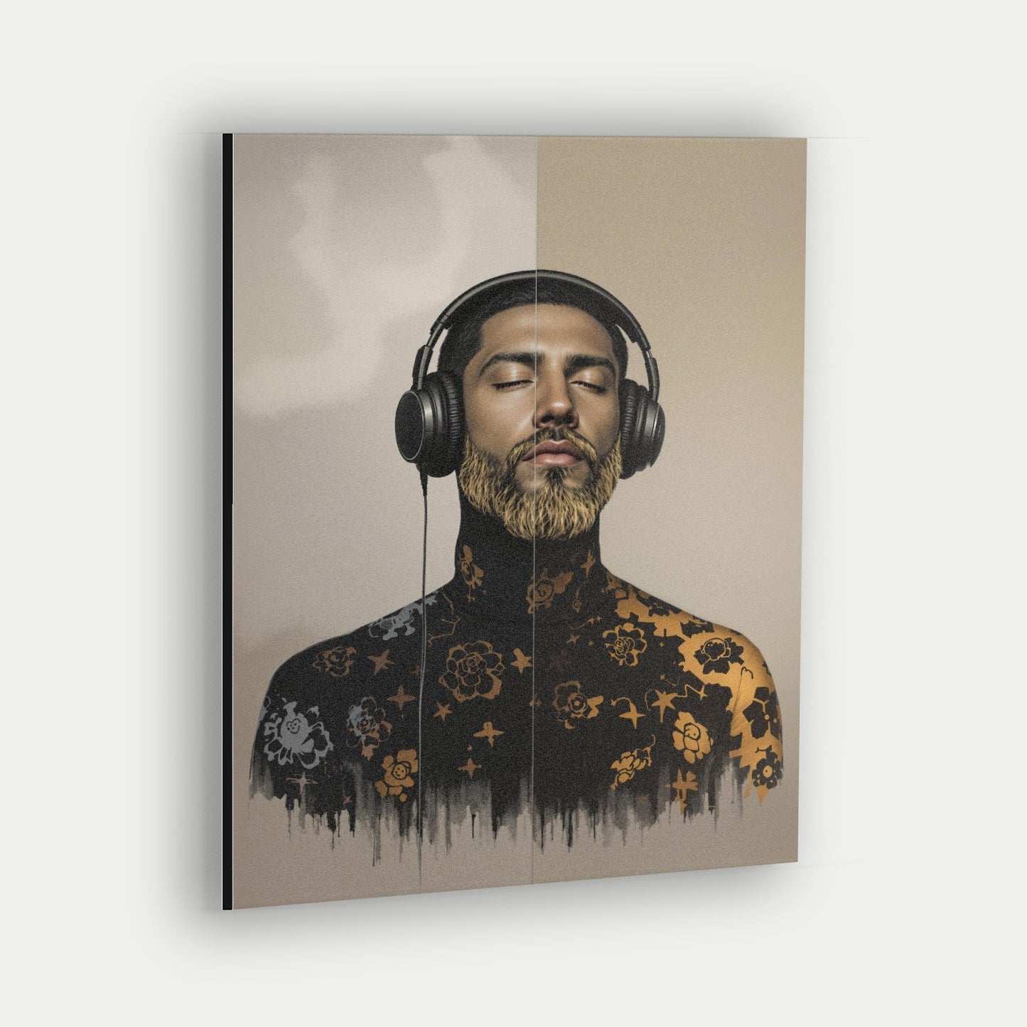 Guy with Black Headphones