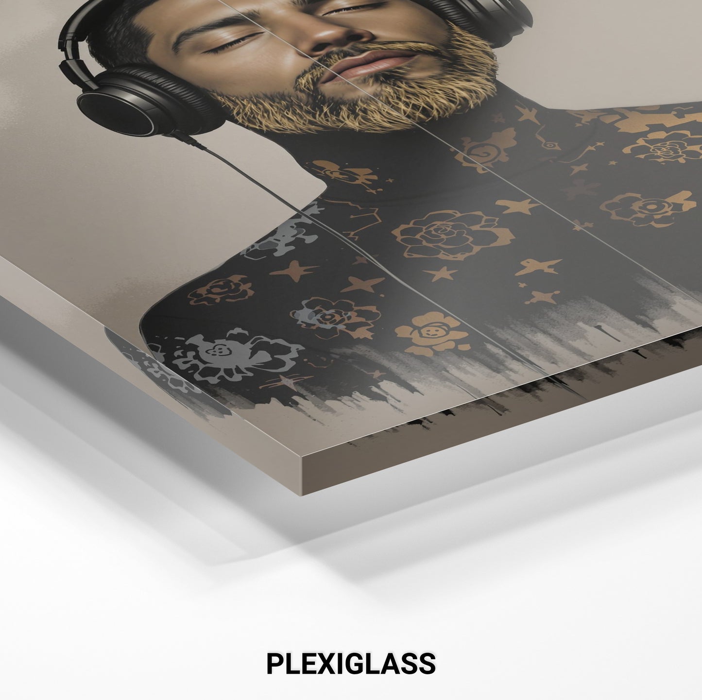 Guy with Black Headphones