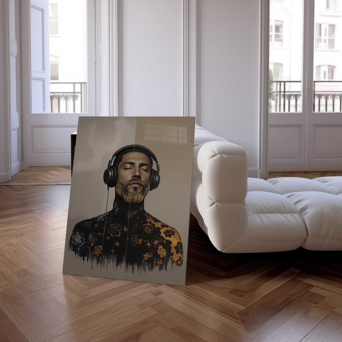 Guy with Black Headphones